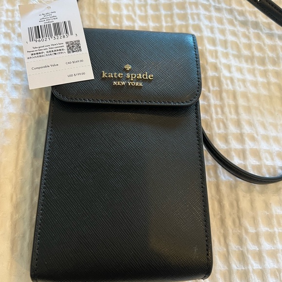 Kate Spade ♠️ Crossbody Black - Picture 3 of 5